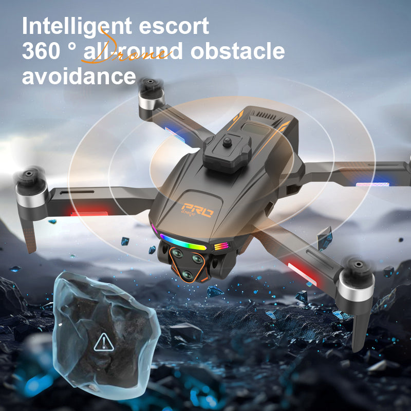 2026 New Foldable Four-axis Aerial Photography Drone X01 With 4.5-inch Independent Display, Equipped With Dual Camera, WIFI USB Charging, Remote Control, Electric Adjustable Camera, Support Multi-angl